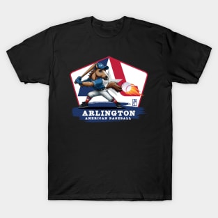 USA - American BASEBALL - Arlington - Baseball mascot - Arlington baseball T-Shirt